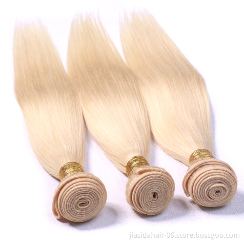 Straight Cheap Factory Price 613 Blond Weave Raw Mink Brazilian Bundles Cuticle Aligned Virgin Human Hair Extension